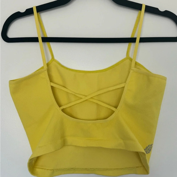 FP Movement by Free People Strappy Back Tighten Up Tank - Yellow - Picture 2 of 3